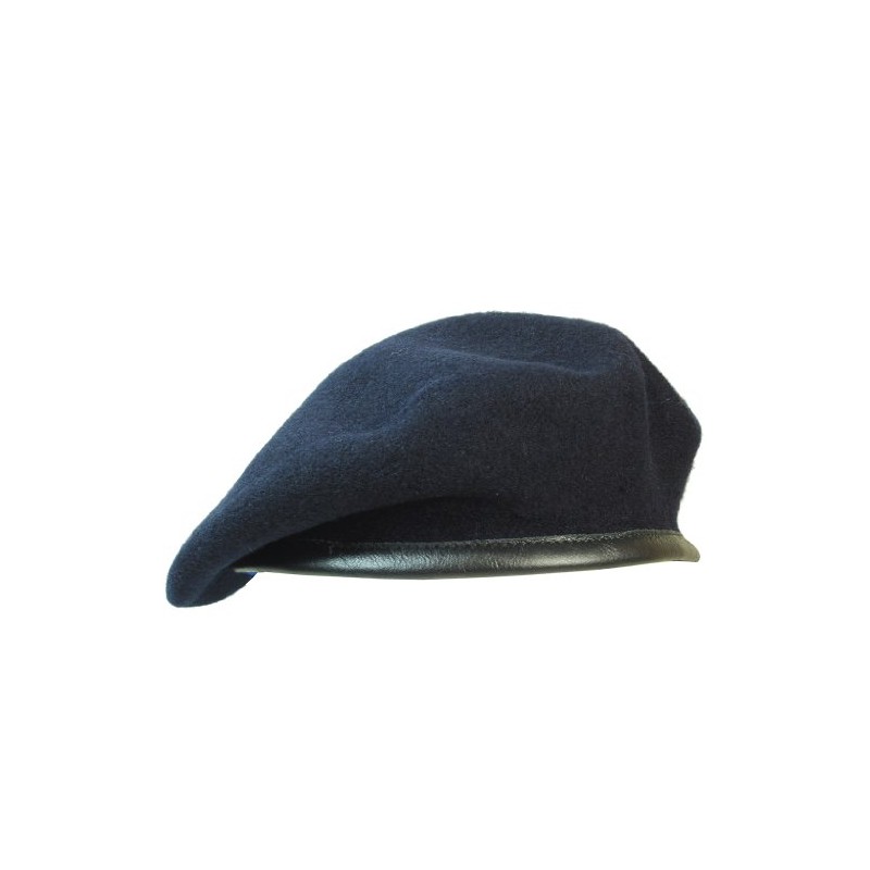 Wool British Military Beret, Navy Blue, 55 cm
