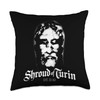 Shroud Of Turin Face of Jesus Christ Catholic Throw Pillow