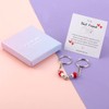 2Pcs Magnetic Mushroom Friendship Keychain Friend Gifts for Women Teen