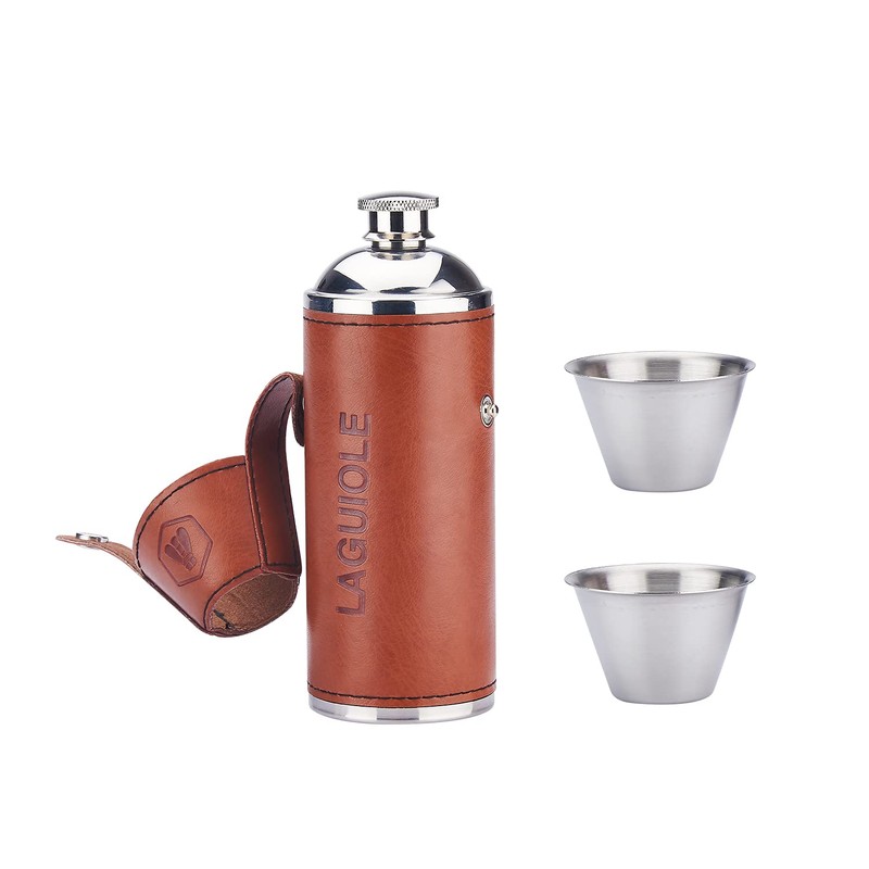 LAGUIOLE - Alcohol Bottle with 2 Glasses - Christmas, Birthday