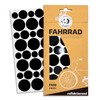 Farbviereck Reflector Sticker Set Circles Various Stickers Colours as Bicycle