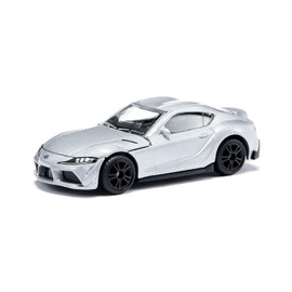 Siku - Toyota GR Supra - Silver - Sturdy Model Vehicle - Metal and Plastic PVC Free - Endless Playing Fun - Small-Scale Toy - Stable Construction - from 3 Years Old and Up - SK-1578