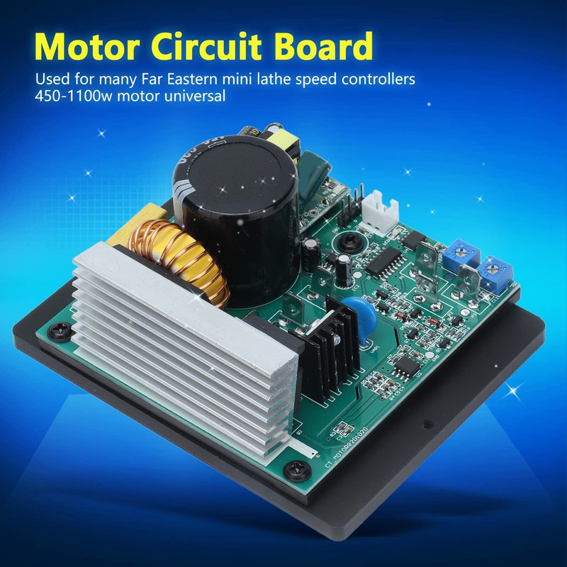 Lathe Control Board, Lathe Motor Speed Controller, AC110/240V-50/60Hz Input 0‑180V