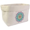 Large 'Mandala Flower' Canvas Organiser/Storage Bag (OR00015020)