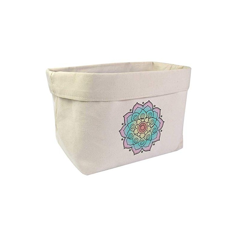 Large 'Mandala Flower' Canvas Organiser/Storage Bag (OR00015020)