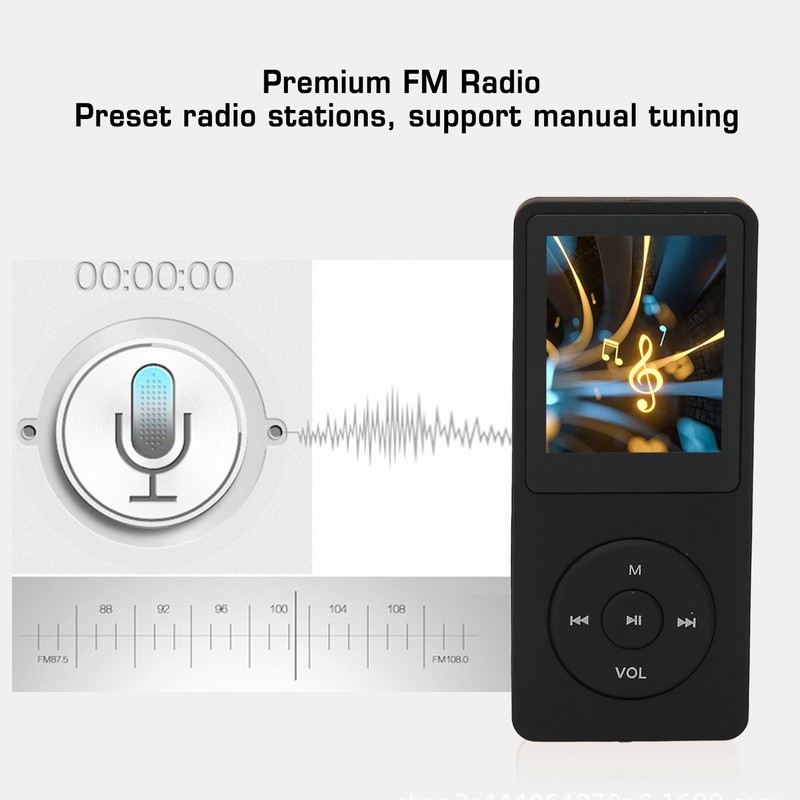 MP3 MP4 Player 1.8in Screen 8GB Memory 64GB Expandable 30