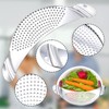 Pasta Strainer, Pack of 2 Pasta Strainers, Stainless Steel Draining
