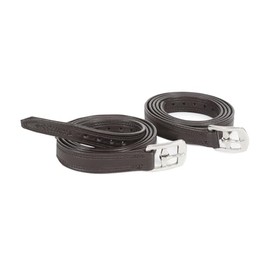 Shires Easy Care Non Stretch Stirrup Leathers Havana 36
