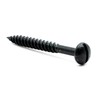 Hippo Hardware (2.9mm X 12mm) Black Japanned Slotted Round Dome