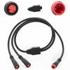 Cable de extensión de derivación tipo 1t2 y, con conector