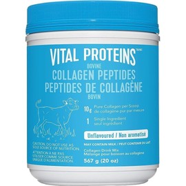 Vital Proteins VITAL PROTEINS Bovine Collagen Peptides Powder, Helps Form Collagen And Reduce Joint Pain Associated With Osteoarthritis, Source Of Amino Acids, No Added Sugar, No Artificial Colours Or Flavours, 567 g