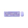 Mini Wireless Keyboard and Mouse Set, Classic Round Keycap, Soundless