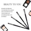 MSQ Pro Eye Brush Set 4pcs Smoky Eye Shadow Contour