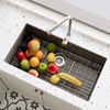 jkxoo 27-9/16" x 14-9/16" Sink Grid, Stainless Steel Sink Protectors