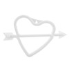 Adorable Heart shape LED Light Decorative Wall Hanging Lamp for