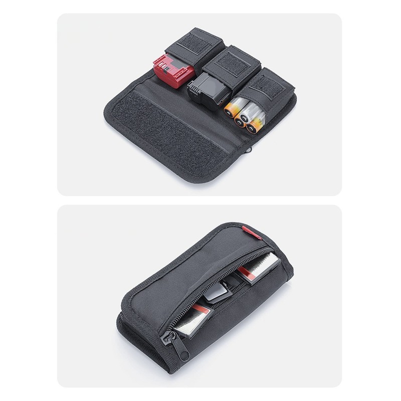 DSLR Camera Battery Bag PVC Protective Portable Battery Case Holder