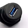 DEVMO 2PCS Electrical USB3.0 Female to Female IP67 Waterproof Connector,
