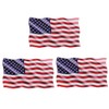FELTECHELECTR American Flag Car Stickers Magnetic Decals 3pcs Car Bumper
