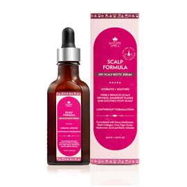 Nature Spell Scalp Serum for Dry Scalp 50ml - Calm & Clear Biotic Hair Serum – Scalp Treatment for Dry & Itchy scalp – Hydrate Scalp with Hyaluronic Acid & Snow Mushroom