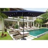10 X 6.5t Rectangular LED Lighted Outdoor Umbrellas for Patio