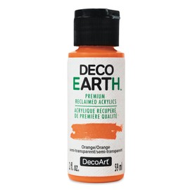 DecoArt DecoEarth Premium Reclaimed Acrylic Paint - Orange, 2 oz