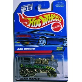 Hot Wheels Mattel 1998 1:64 Scale Silver Rail Rodder Die Cast Car Collector #850