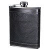 Excellent Quality Hip Flask 8oz Stainless Steel Hip Flask (Black