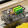 Sink Caddy Kitchen, Sink Organiser Stainless Steel, Rustproof Sponge Holder
