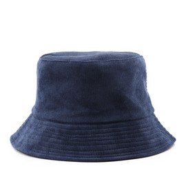 Reversible Double-Side-Wear Solid Color Bucket Hat Packable Sun Hat Fishing Cap for Women Men Outdoor Beach Travel (US, Alpha, One Size, Navy)