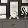 Jones Clocks® Saloon mantel clock | Traditional double scroll design