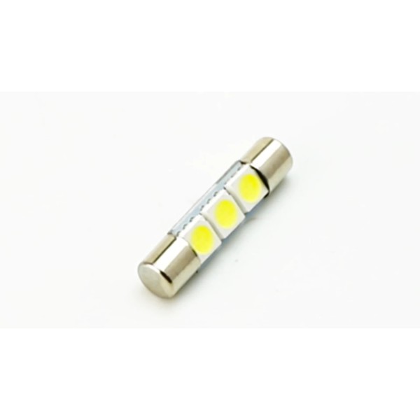 iJDMTOY (2) Xenon White 3-SMD 6641 LED Bulbs For Car
