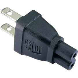 Power Supply Conversion Plug (X Glasses Type AC Cord/2Pin (Male )⇔ 2Pin (Female) (EP – W – 2P)