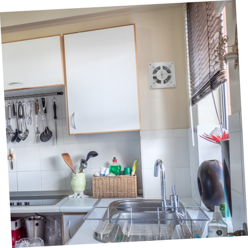 Mipcase Wall Mount Exhaust Fan for Kitchen and Bathroom Ventilation