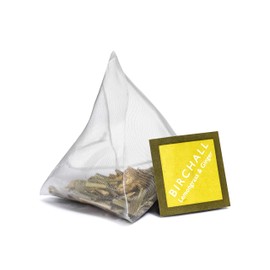 Birchall Tea Bags, Lemongrass & Ginger Herbal Tea Gift Set, Caffeine Free Tea Bursting with Full Flavour, Perfect Vegan Gifts, 15 Plant-Based Prism Tea Bags