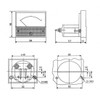 JZK 30mA Ammeter Panel Amp Meter, Analog Current Panel Meter