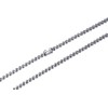 SINLEO Titanium Stainless Steel Small Beads Ball Chain Necklace for