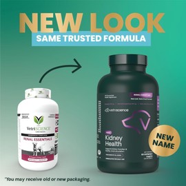 VetriScience Bladder Health Smoke Flavored Chewable Tablets, Bladder Strength & Urinary Tract Supplement for Dogs, for Leakage and Overactive Bladders, 90 Count