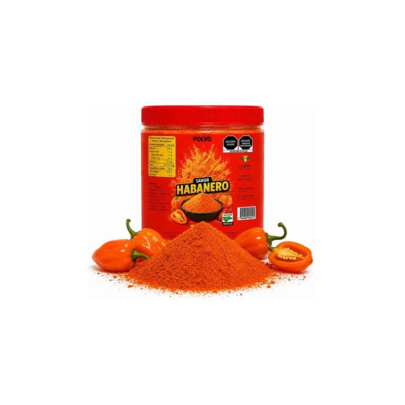 Polvo Sazonador Habanero 500 G Sabor En Cada Gramo