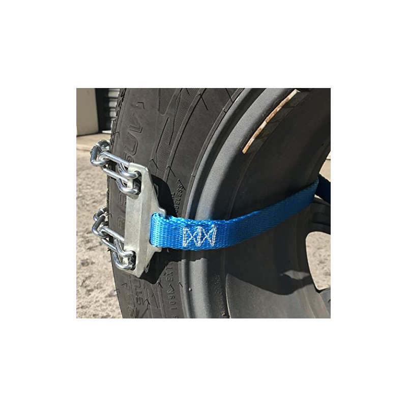 TireChain.com Tire Chains Emergency Strap for Cars and Mini-Vans set