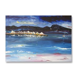 Trossachs Studio | (No.4) Scottish Landscape Paintings - Printed on a 300 gsm Gloss Art Card (4 Pack) by Artist Peter Tarrant