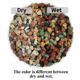 YISZM Succulent Cactus Soil Potting Mix Horticultural Lava Rocks Bonsai Soil for Indoor Plants Drainage Volcanic Rock for Terrarium Gardening Top Dressing 5lb