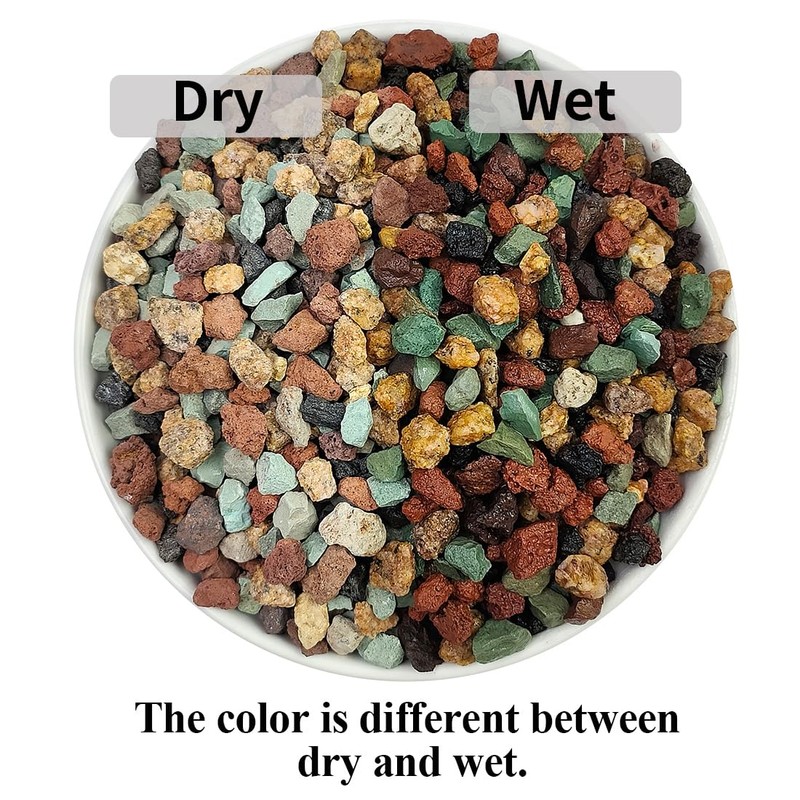 YISZM Succulent Cactus Soil Potting Mix Horticultural Lava Rocks Bonsai