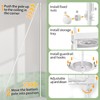 shuang qing 360° Rotating Corner Shower Caddy Tension Pole Organizer
