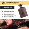 Premium Waxed Leather Thread (250 Metres) - Extra Strong &