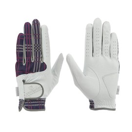 SEQUENTIAL GOLFグローブ DURO 高密着ストレッチ メンズ SQGS-007 Check White/Black S(21-22cm)