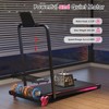 4-in-1 Walking Pad with Incline Portable Treadmill with Handle Bar