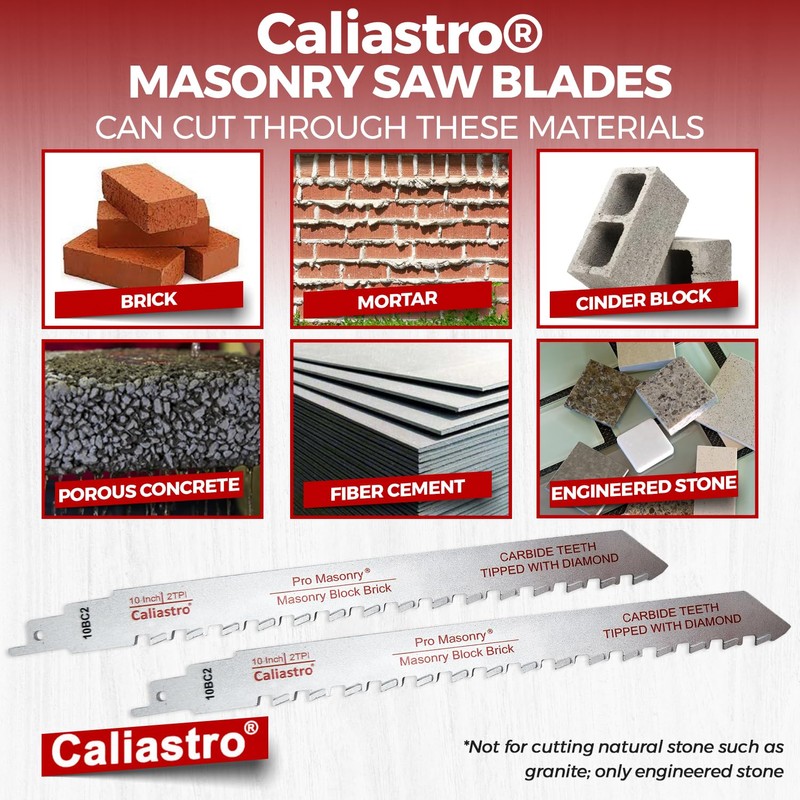 9-Inch Brick, Masonry, Porous Concrete, Engineered Stone Saw Blade for