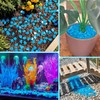 MacroHu 100 Pieces Bright Coloured Pebbles Stones for Garden Aquarium