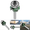 Woodworking Cutter Rounding Cutter, 4 Teeth Cutter Edge Trimmer Cutter
