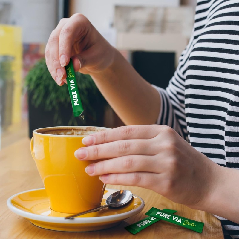 Pure Via Stevia Sticks - Zero Calories, Zero Sugar, 300